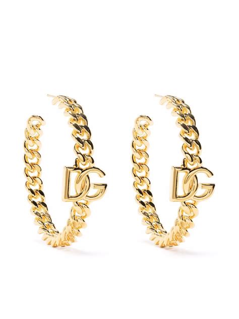 dolce and gabbana earrings replica|dolce and gabbana hoop earrings.